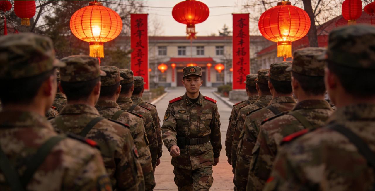 新兵陈加洛的春节巡逻vlog
 
春节，是万家团圆的时刻，而对于刚入营不久的新兵