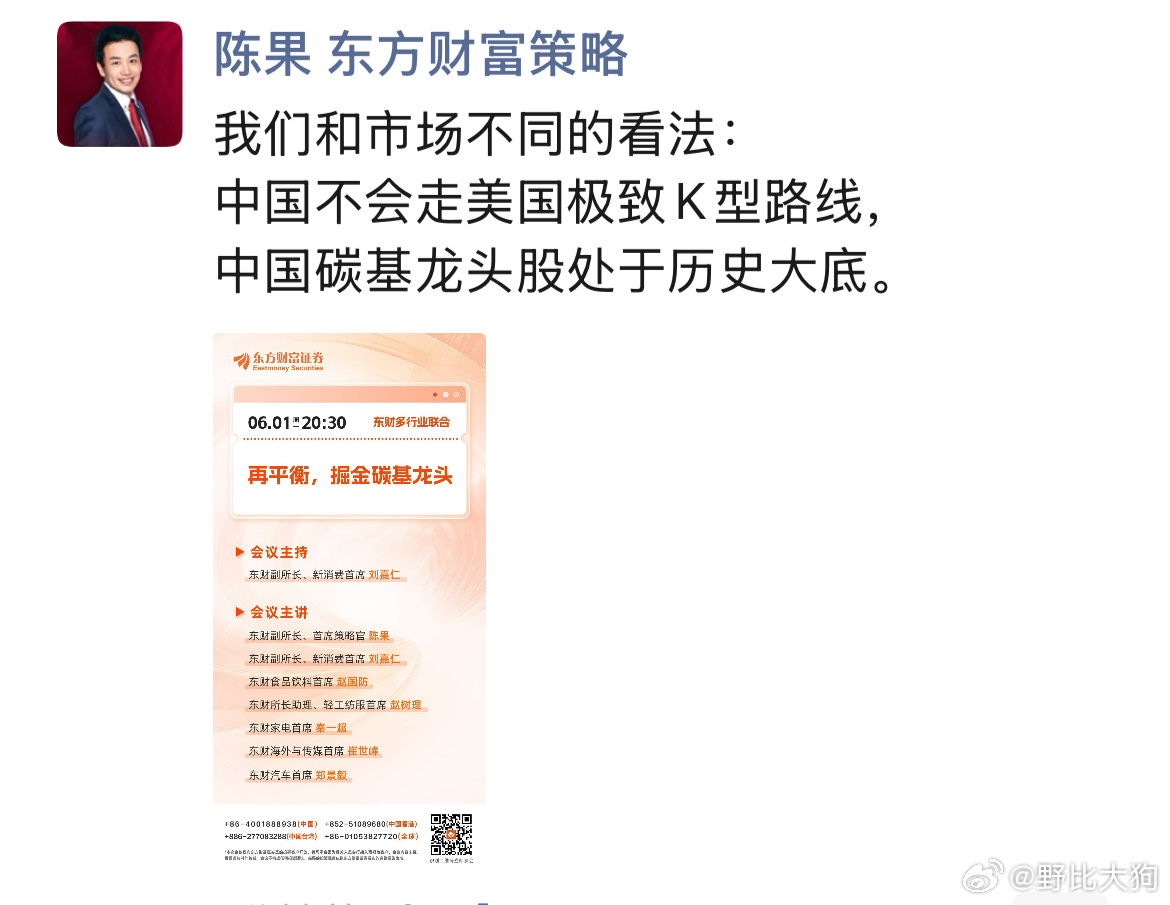 解读一下陈老师的意思，大致就是老登股目前处于历史大底