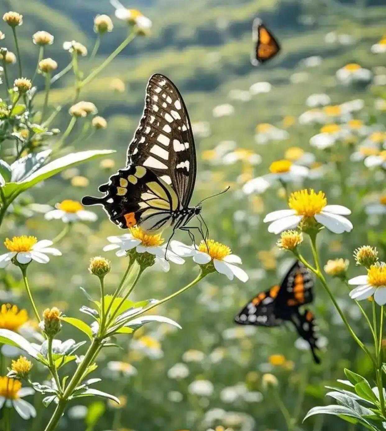 春天最治愈的模样，我觉得是那种温暖阳光洒满大地，微风轻拂，花朵悄然绽放的景象。比