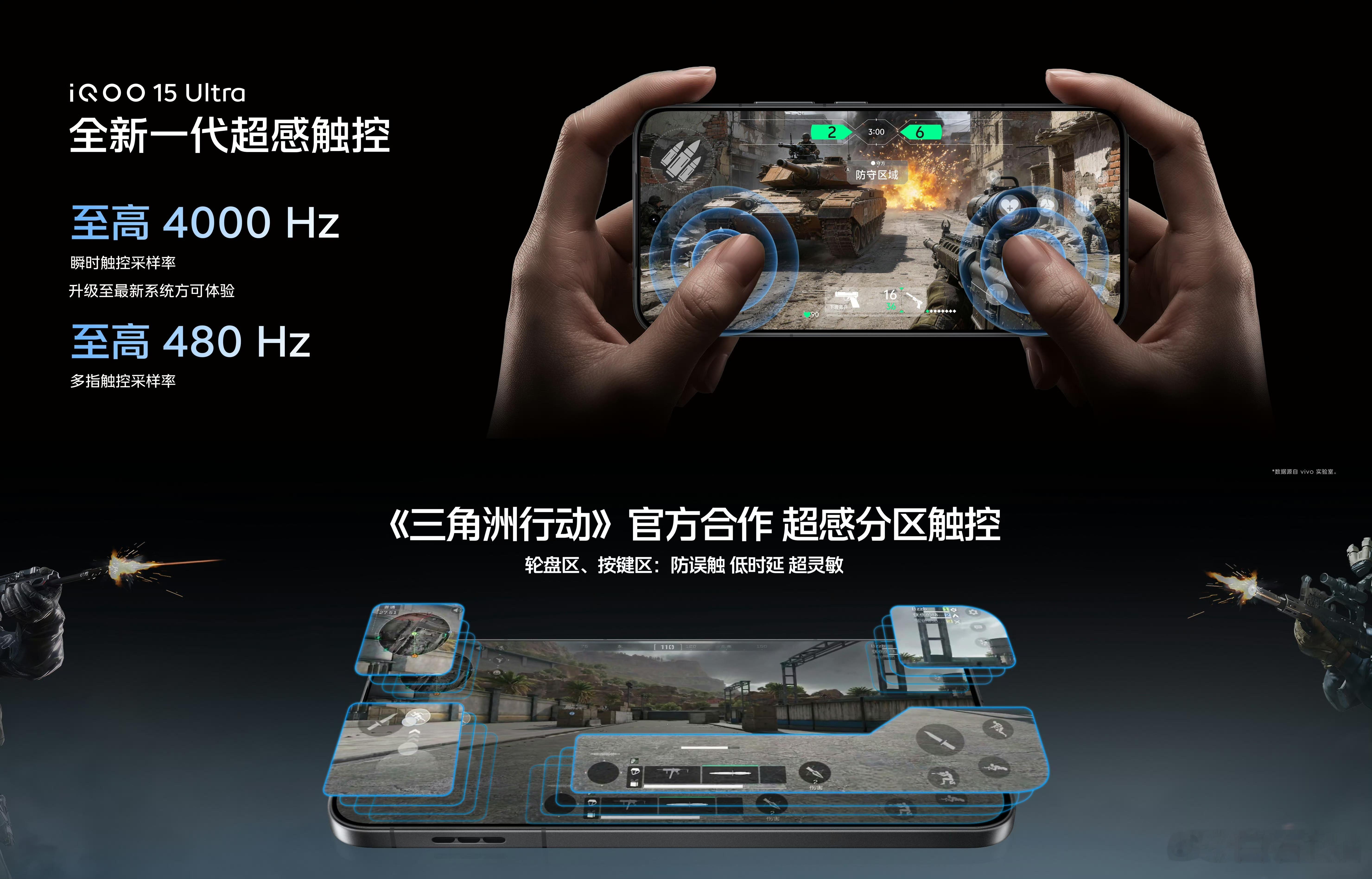 iQOO15 Ultra这次比较亮眼的就是打造了全新的超感游戏操控，超感游戏肩键
