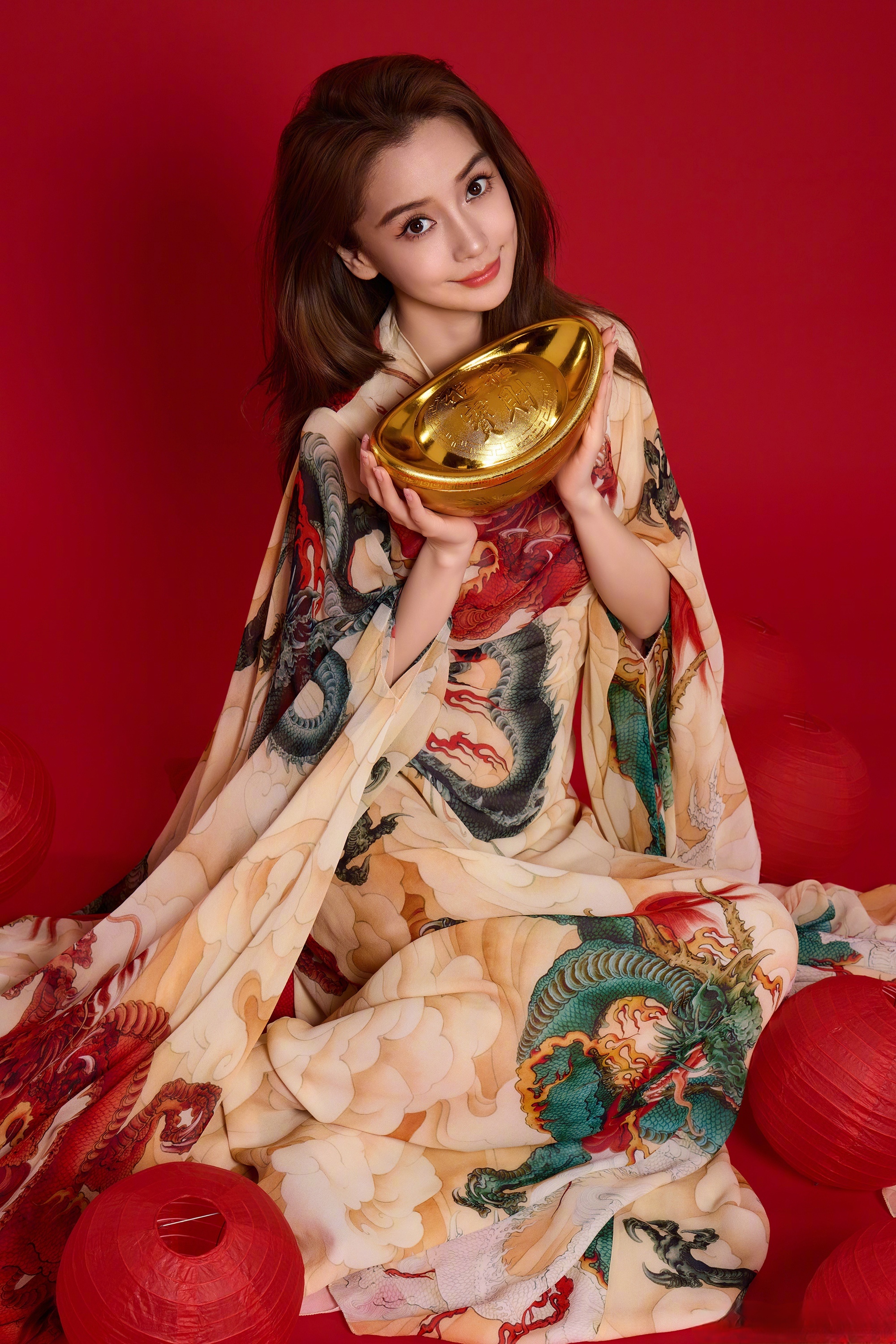 杨颖angelababy 灵蛇纳福 