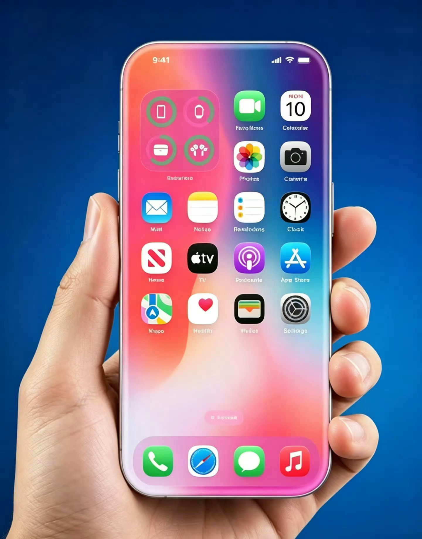 iPhone20再曝光 iPhone 20的屏幕采用四微曲OLED面板，实现无开