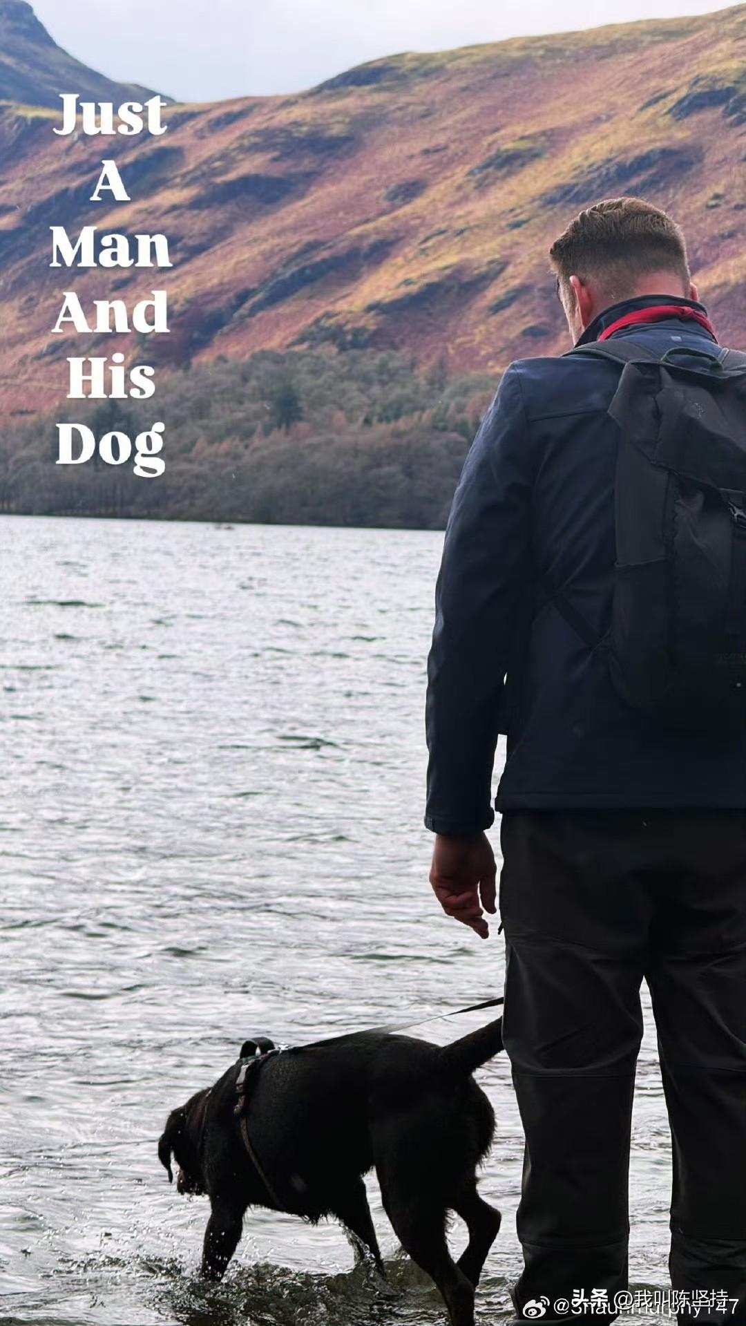 休息这几天，墨菲在干什么？

一人一狗漫步山水之间，看起来还是很惬意。
墨菲经常