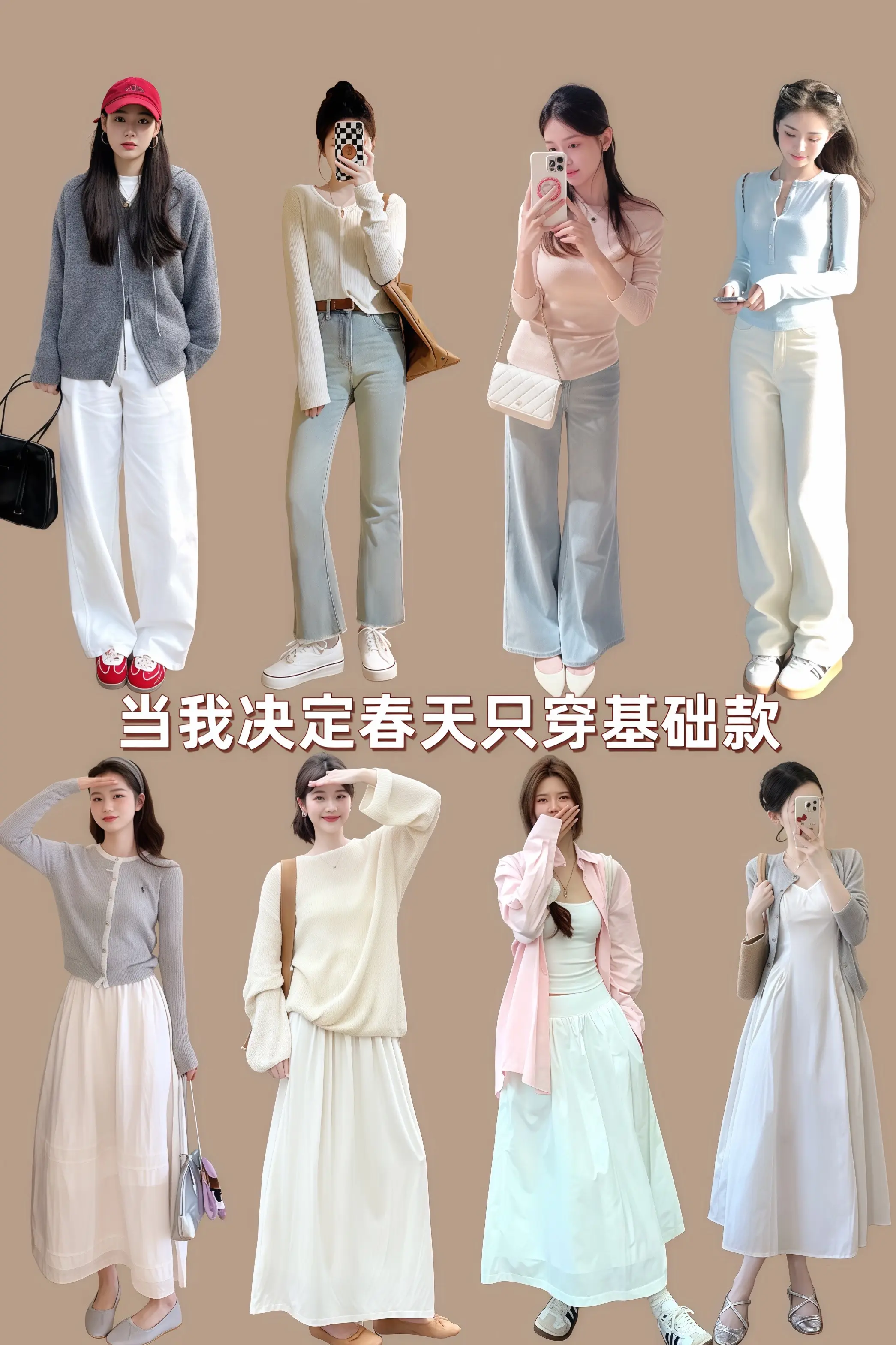 当我决定春天只穿基础款 实用主义长期主义今天穿什么早春穿搭