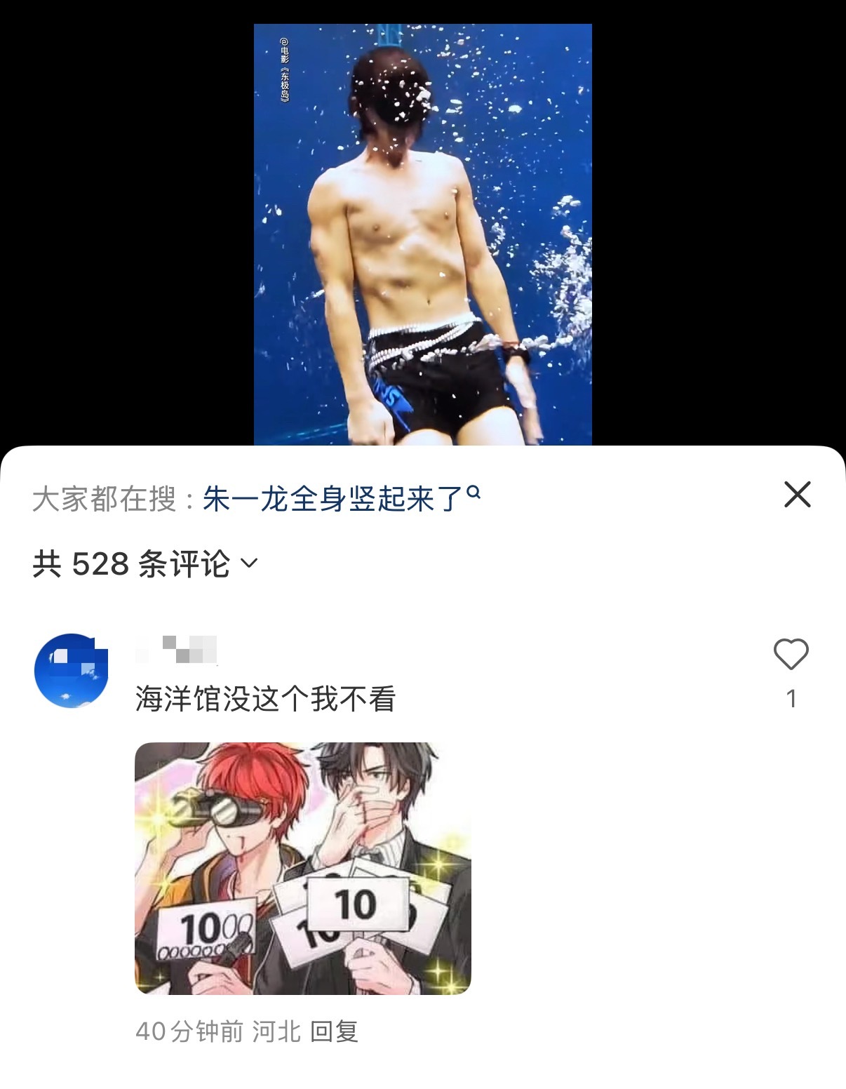 行吧，看海洋馆表演的，看泳裤的，看肌肉的，操心自己呼吸的……电影东极岛 [dog