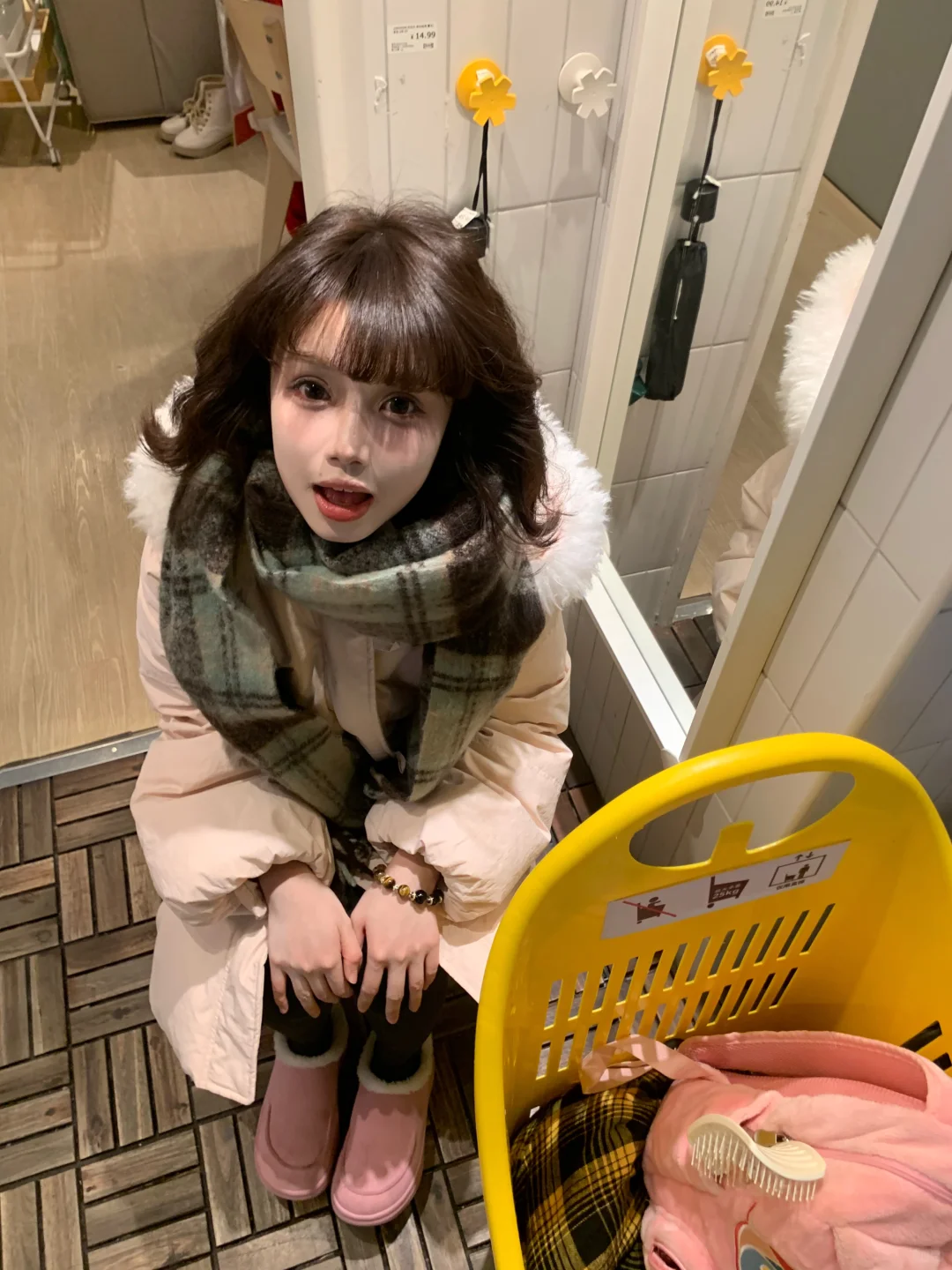 看上去好乖