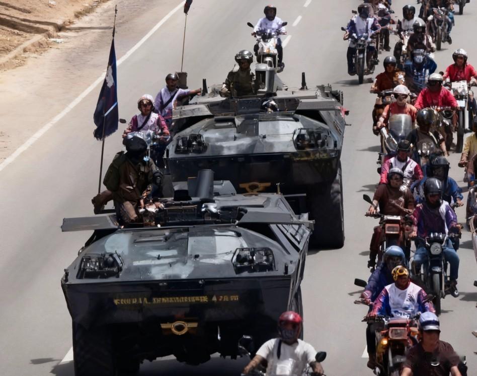 委内瑞拉紧张局势加剧 军车穿梭往来，当前委内瑞拉的紧张局势，简单来说，就是美国和