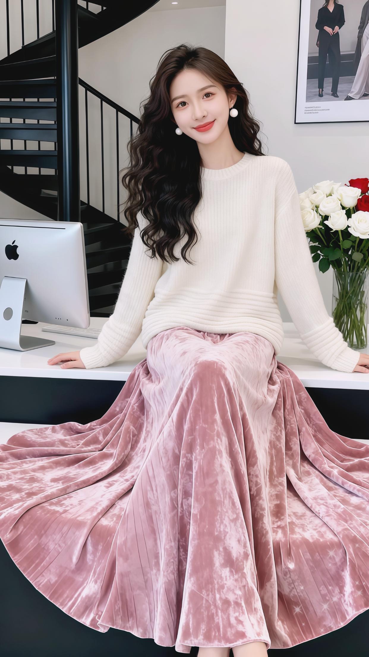 穿搭 高级感穿搭 国风 大摆裙 鱼尾裙