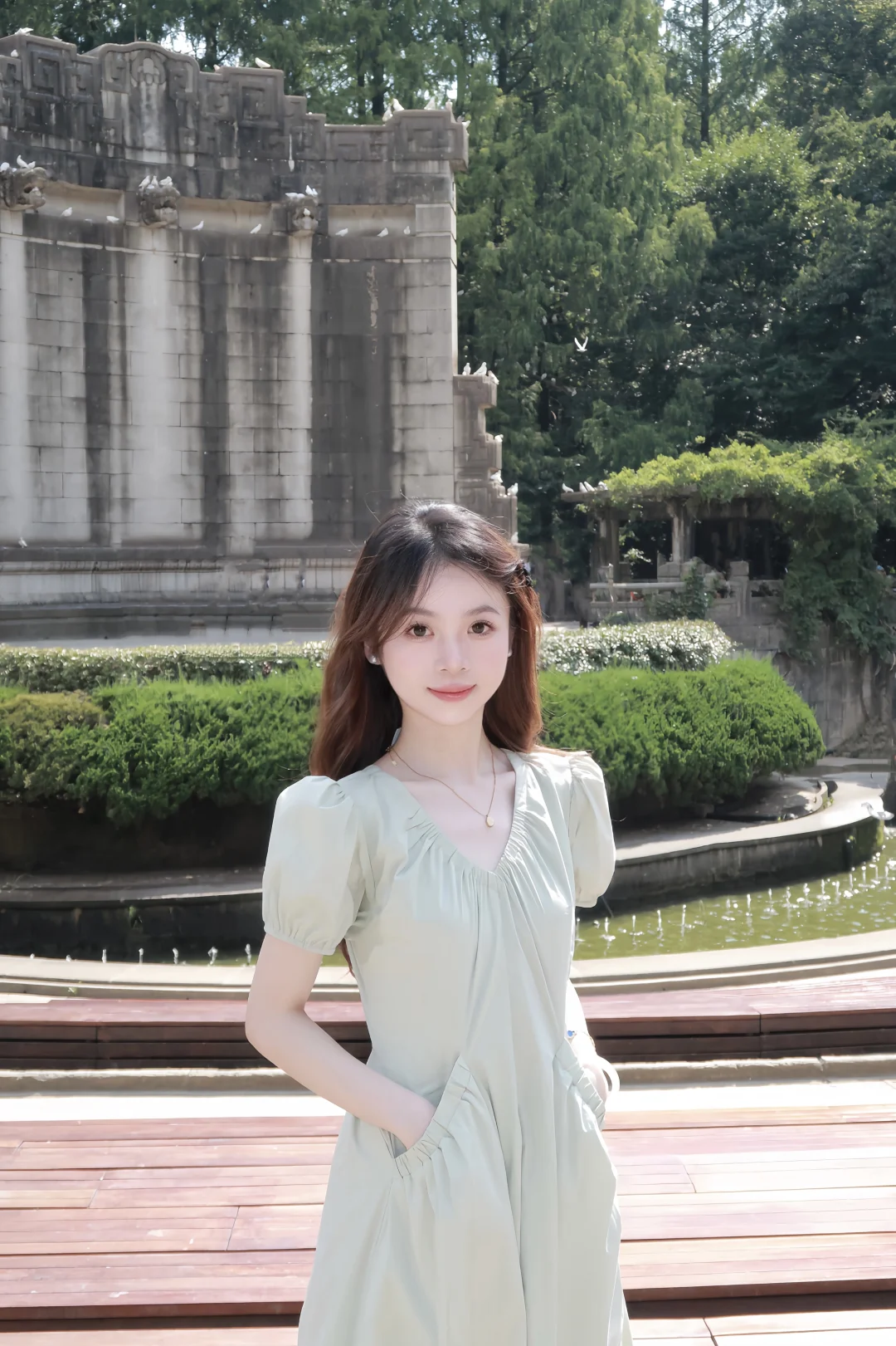 155小个子穿搭 南京音乐台太好拍了🕊️