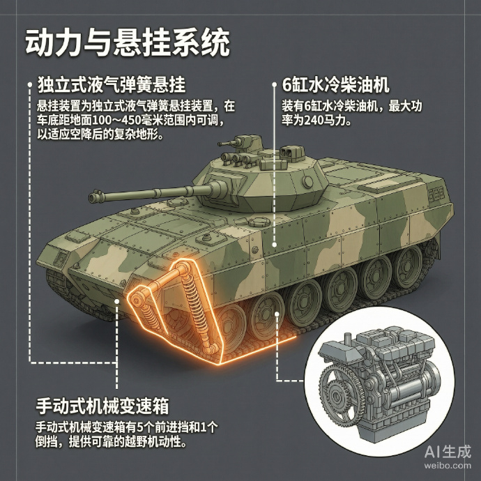 军事ai新视野 俄罗斯BMD-1伞兵战车BMD-1是苏联于20世纪60年代研制的