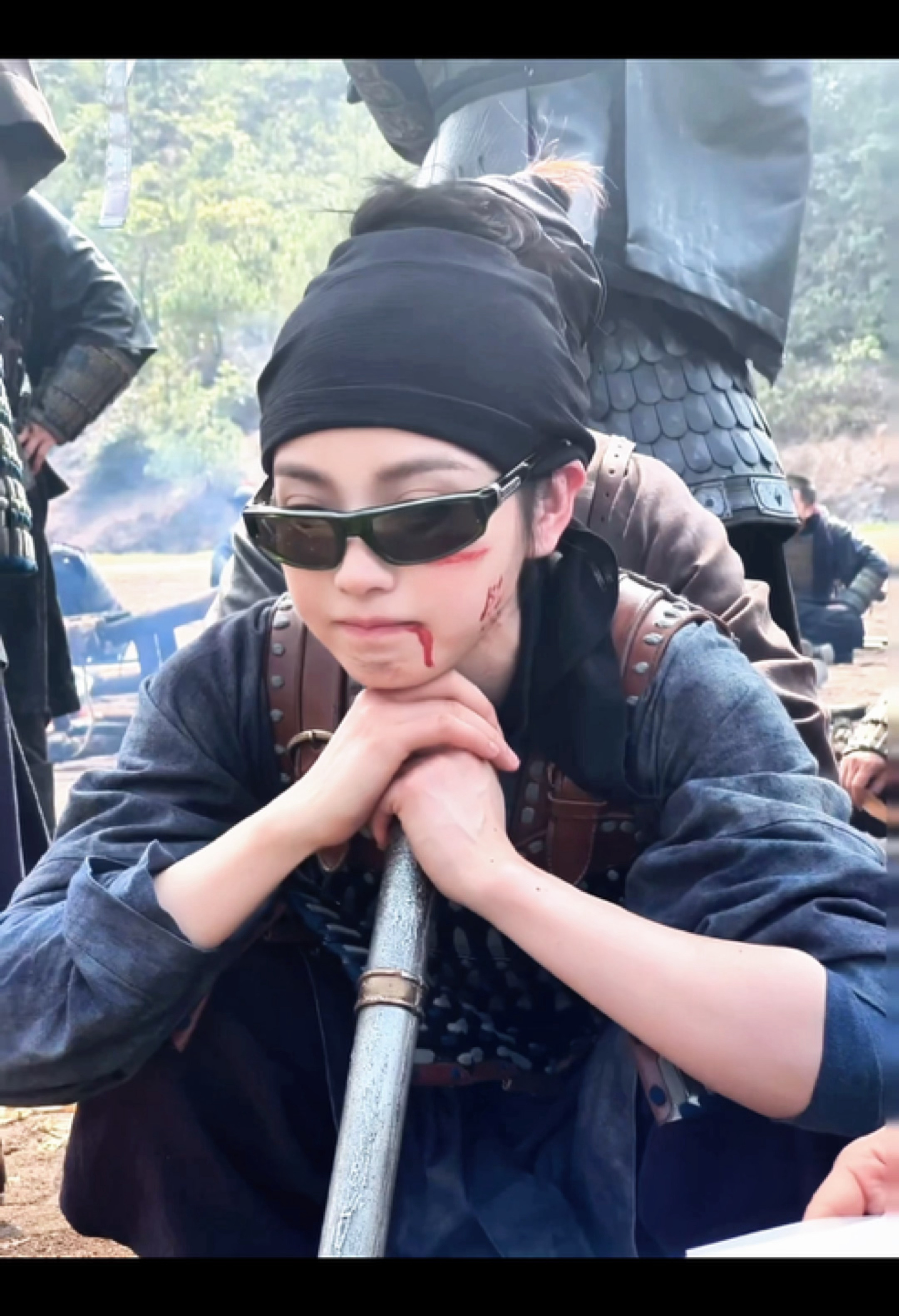 曦薇是小兵里最可爱的🥺🤲田曦薇墨镜小兵造型