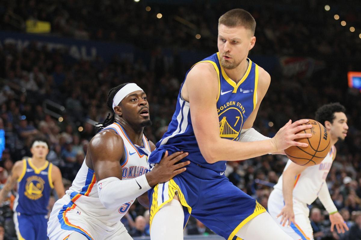 美国广播公司播出的“周六黄金时段NBA”比赛——金州勇士对阵俄克拉荷马城雷霆——