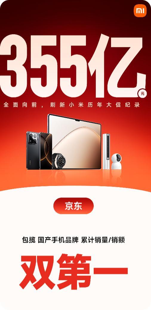 今年618，小米销售额刷新大促纪录！旗舰双雄闪耀：小米15 Ultra登顶600