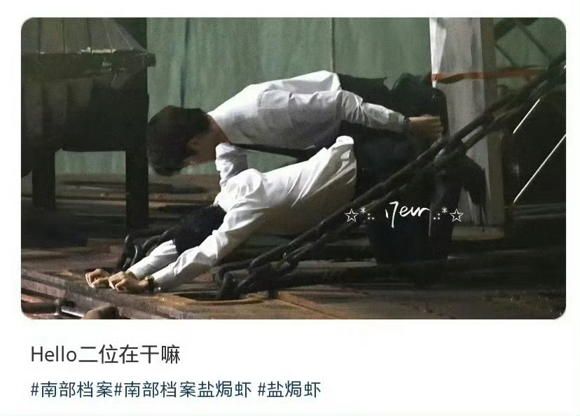 南部档案俩男主所以这两人究竟是在干嘛 