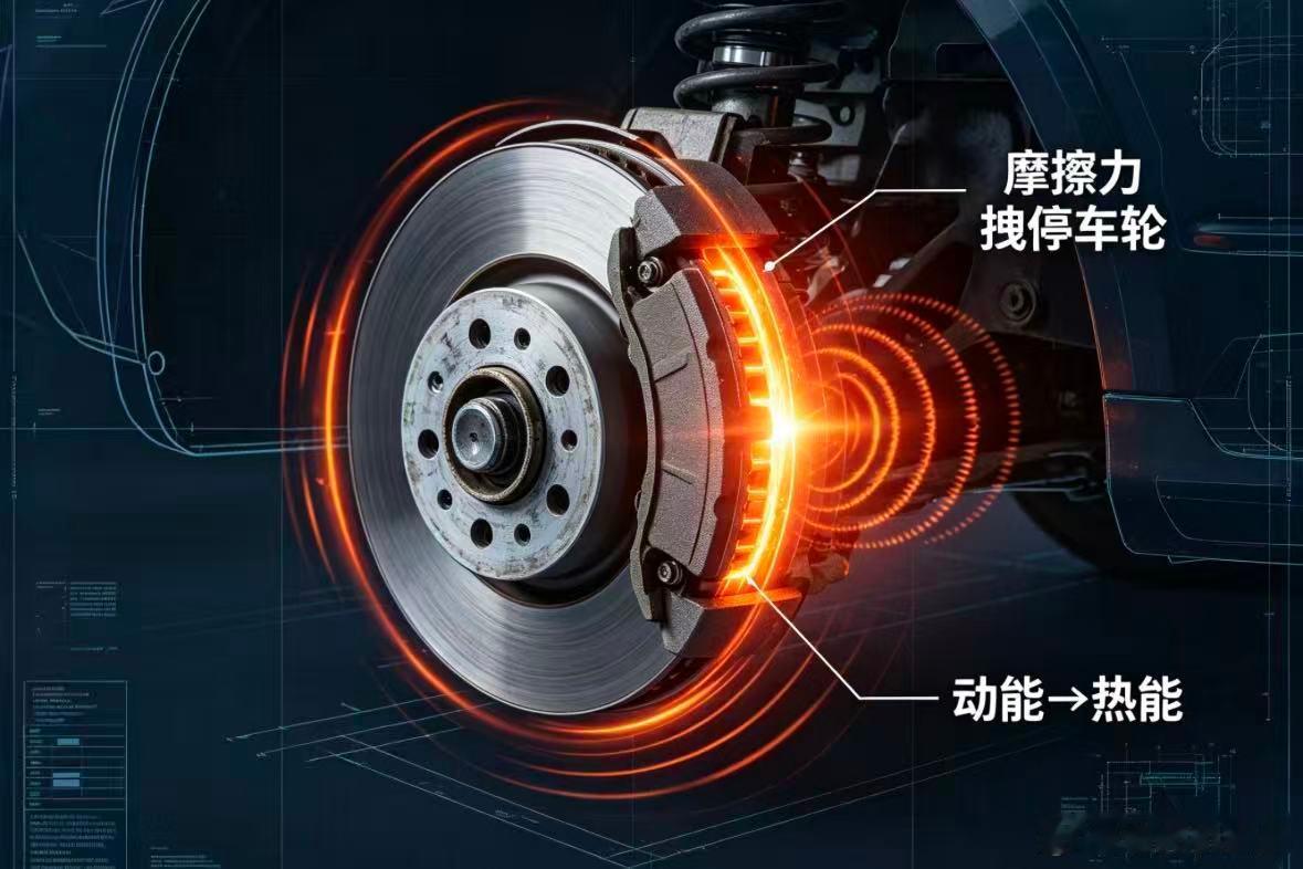 很多人开十几年车，压根不明白：为什么我们轻轻点一脚刹车，就能稳住两三吨的汽车？说