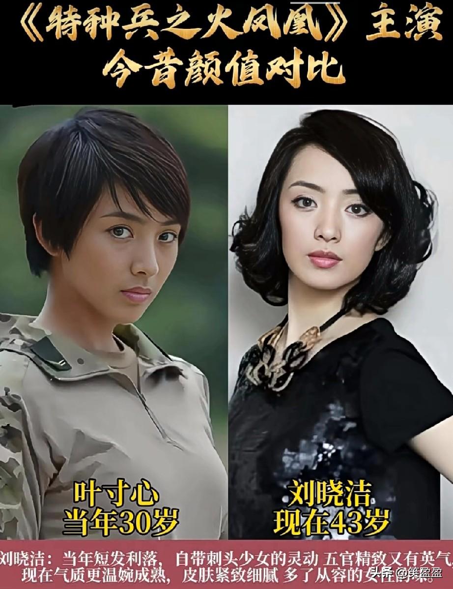 《特种兵之火凤凰》
主演颜值今昔对比
谁的颜值更高？
演技更胜一筹？