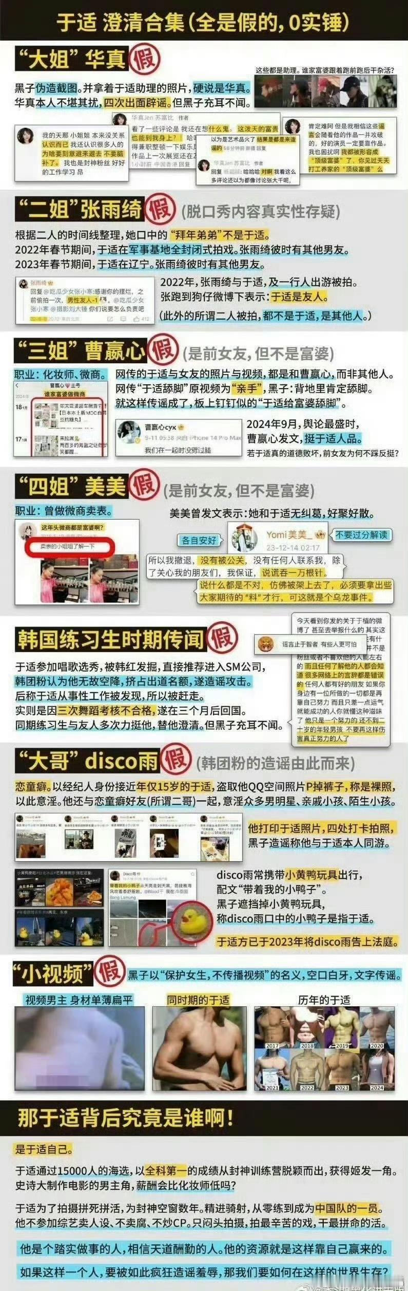 于适粉丝总结的瓜单，还是没有杂志封面的事情，看来讳莫如深啊。 