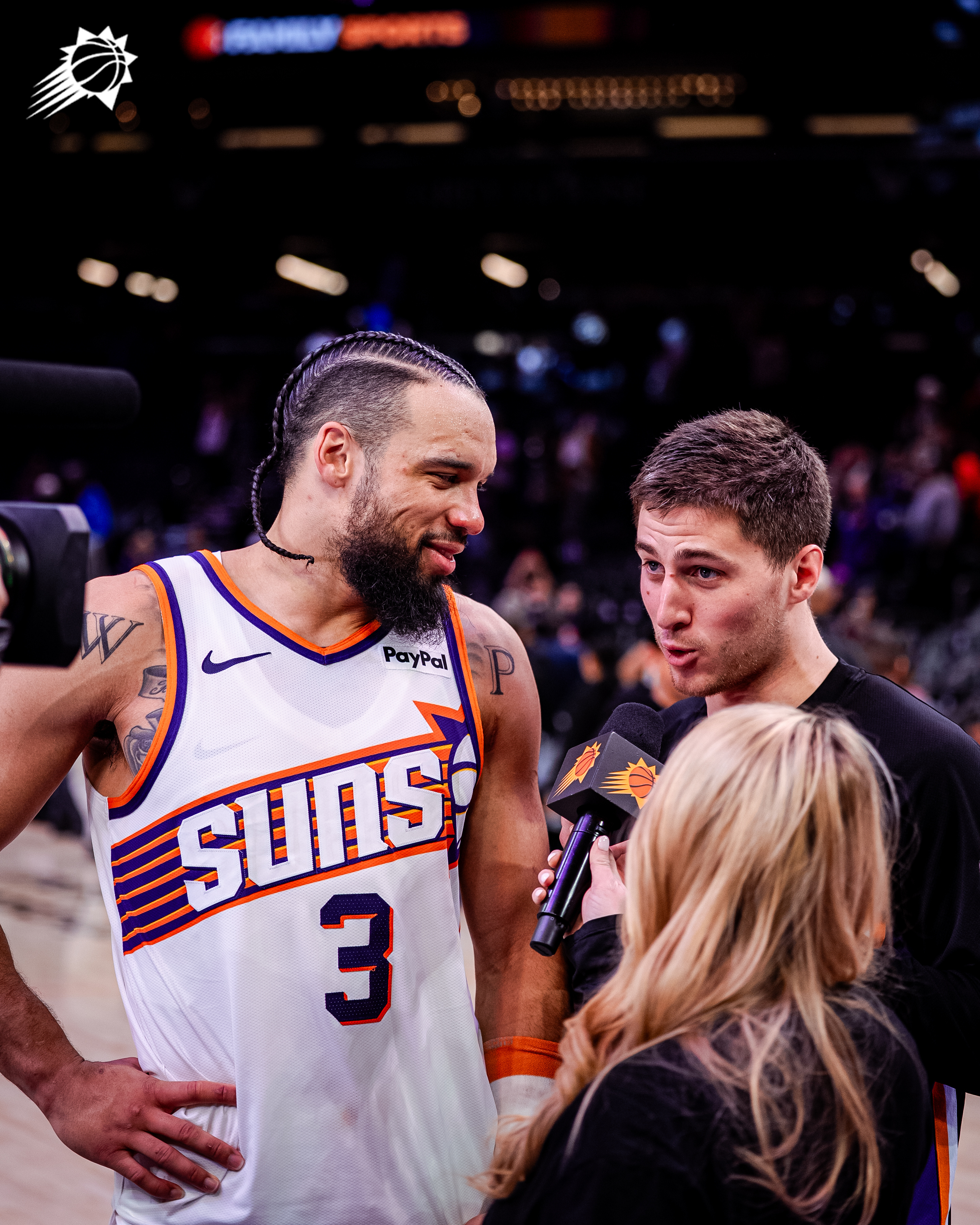 😈  & 小😈狄龙看吉莱斯皮的眼神 👀菲尼克斯太阳 ｜旭日东升 ｜太阳战胜