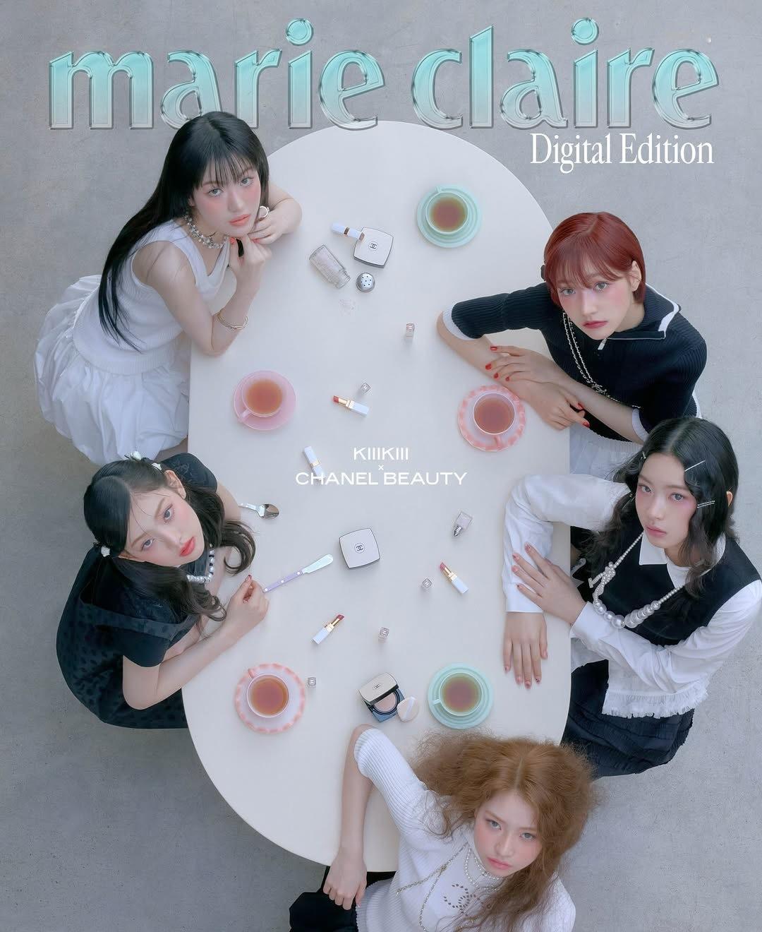 Marie Claire Korea 电子刊封面人物 KiiiKiii香奈儿美妆