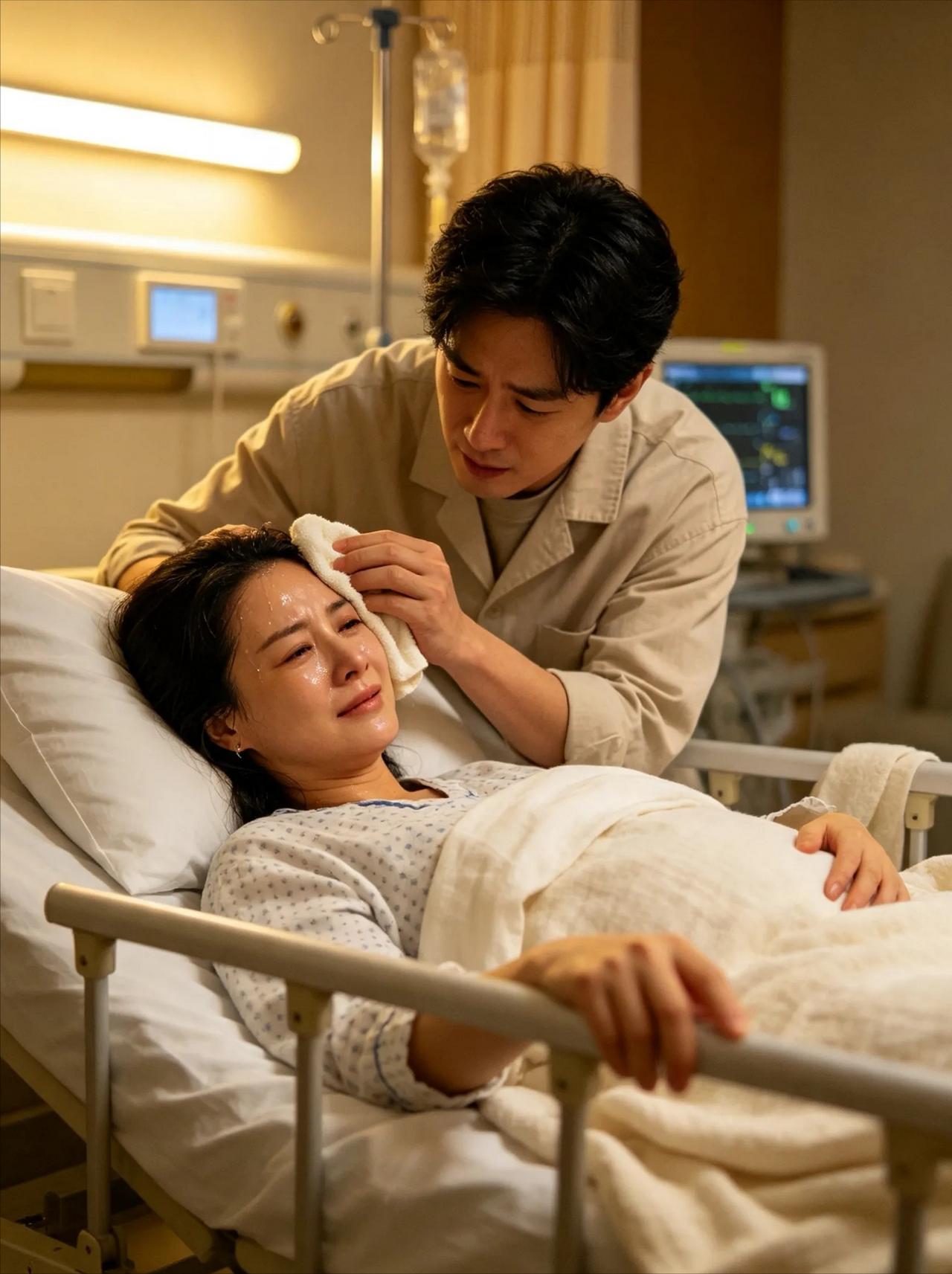 杭州产房里，产妇疼得直掉眼泪，守在一旁的丈夫非但不心疼，反倒嫌她哭得丢人让他下不