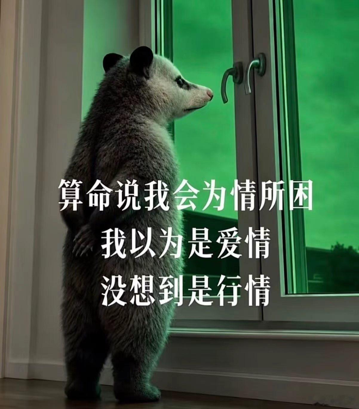 一早起来看到美股惨状，想来我终于孤身入局封印住了，怎么高兴不起来呢 