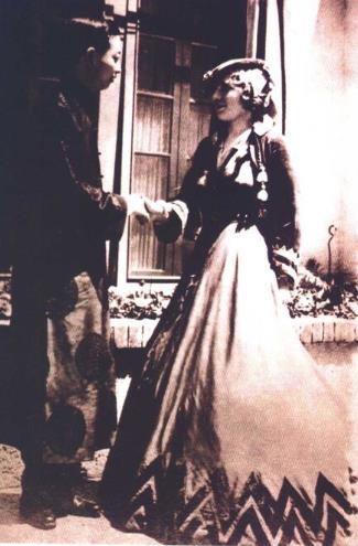 梅兰芳与美国默片影后玛丽璧克馥