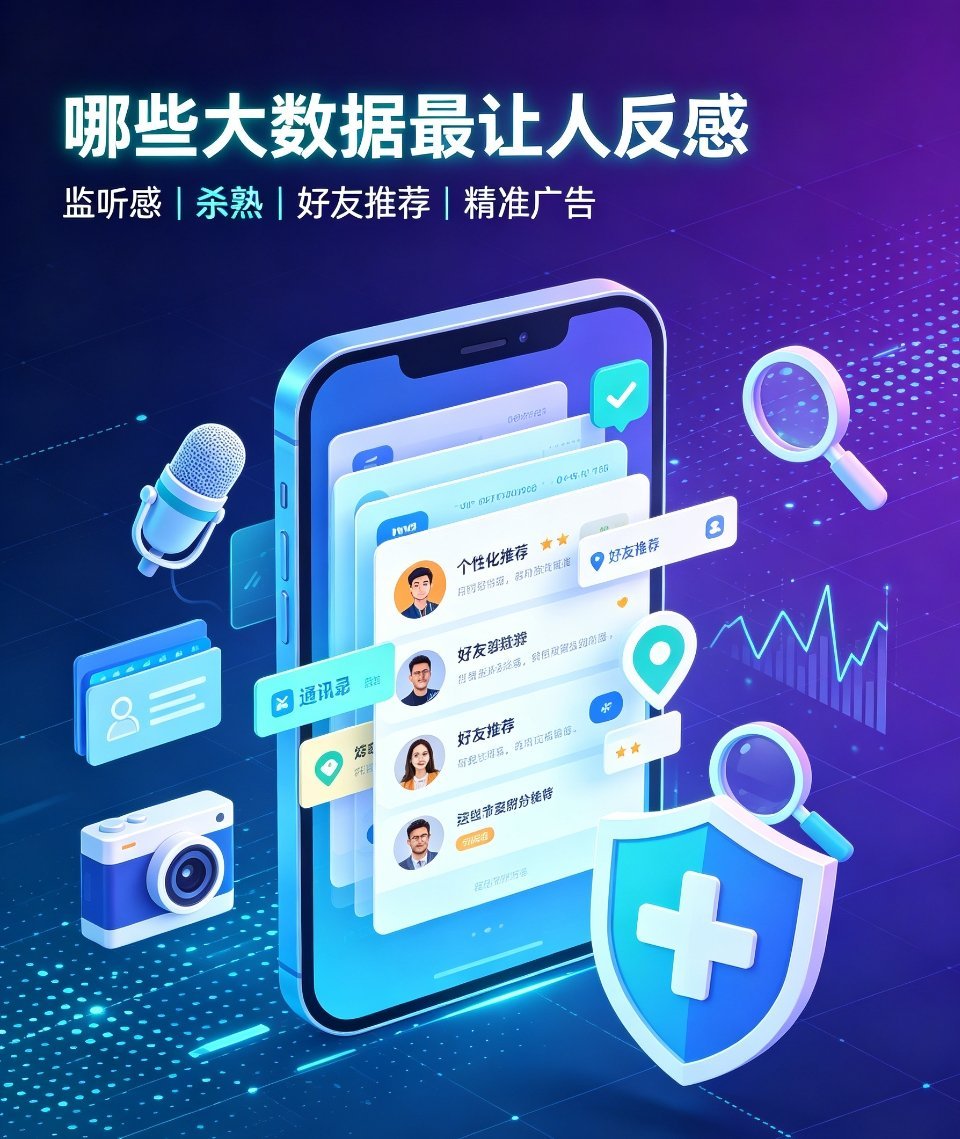 哪些大数据最让人反感大数据用好了很方便，但一旦越界真的让人浑身不适。随口和朋友聊