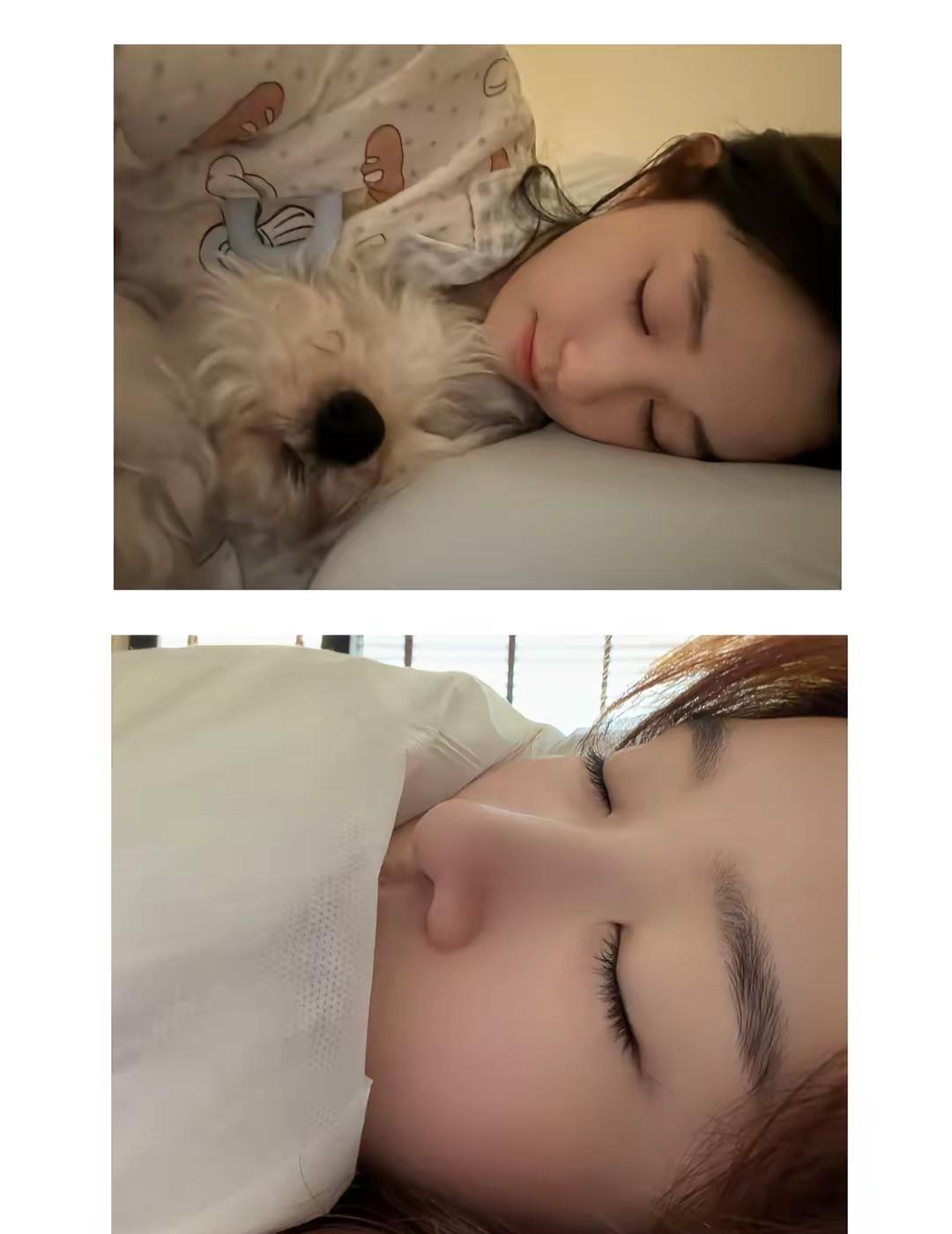 妈咪就这样拍妈妈，妈妈妈咪就这样互相记录吧🤔妈妈妈咪躺在一张床上还没起来🤔睡