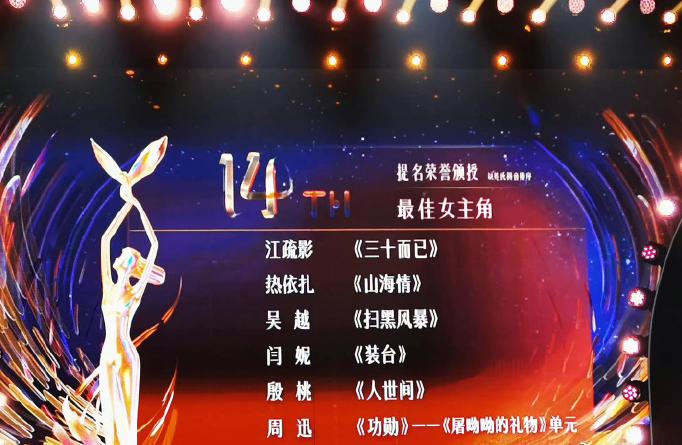 提名即肯定！快来看看这些实力派演员有你家的正主吗！
最佳女主角提名：
江疏影《三