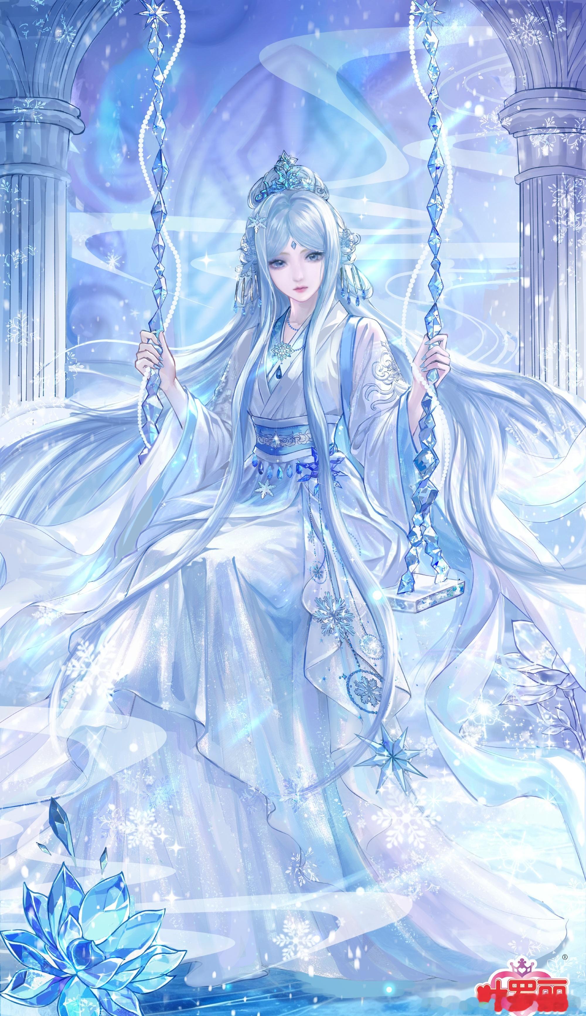 叶罗丽官方 《精灵梦叶罗丽》正剧官博，冰公主韩冰晶生日海报来啦！ 