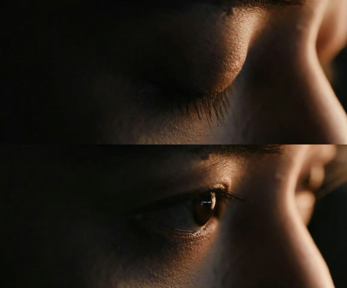 郭敬明发了邓为眼部特写邓为的眼睛好漂亮熟悉的眉下痣 ，百妖谱吗