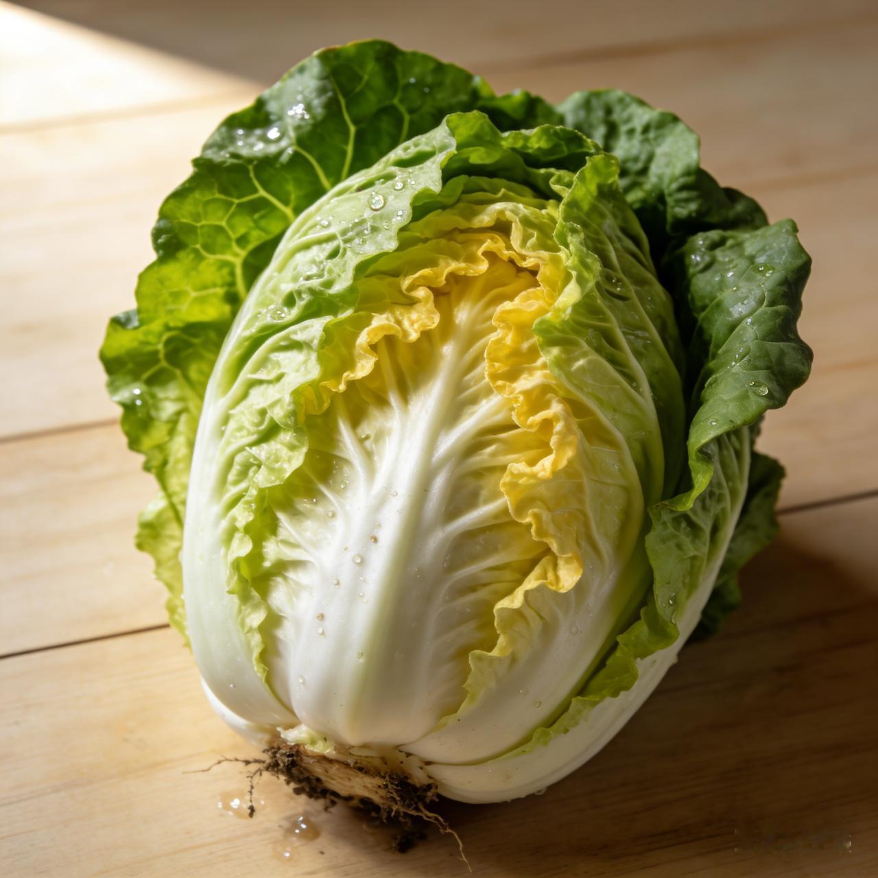 冬日生活打卡季现在菜市场大白菜价格也不贵，听说有一些菜农往大白菜里注一种药，听说