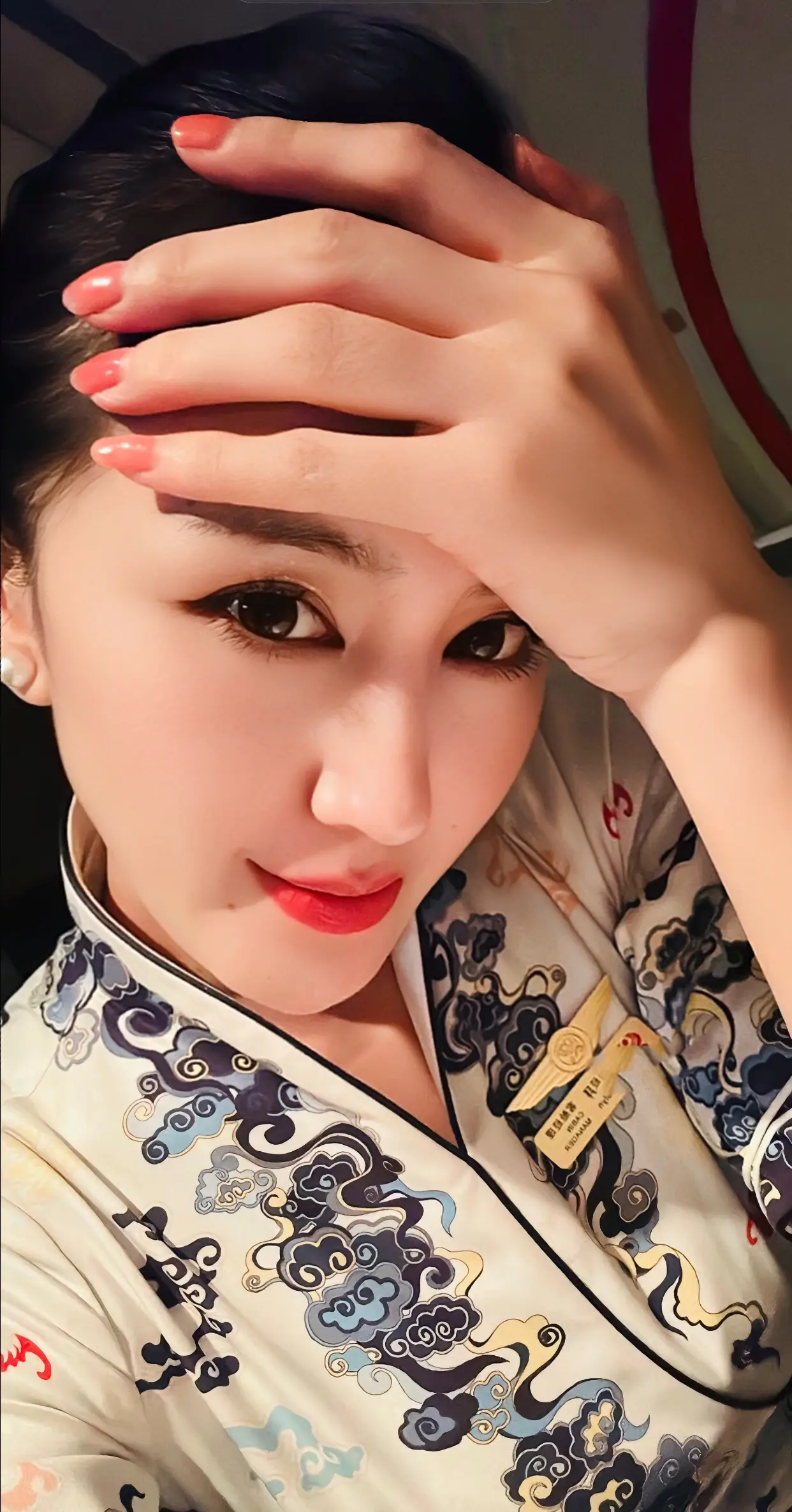 空姐的日常 空姐制服 空中乘务 民航人