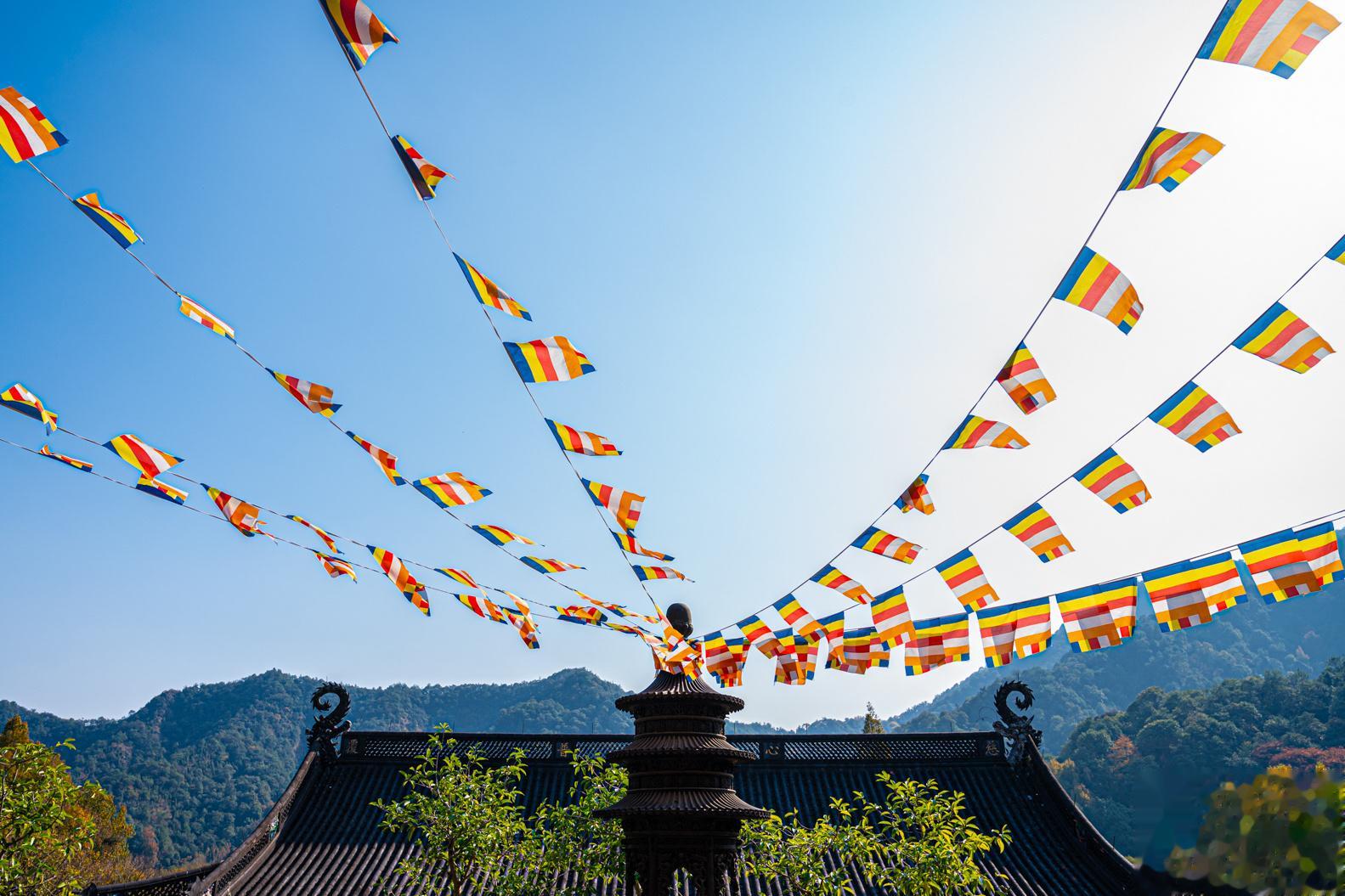 风马 杭州｜法喜寺#喜欢拍天空#  