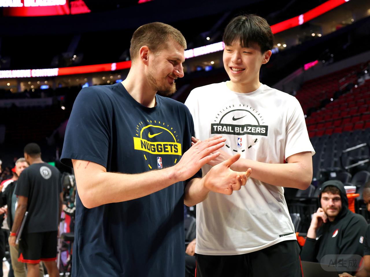 与其期待杨瀚森打成约基奇，不如期待更多球员进入NBA

开拓者与掘金的比赛，最后