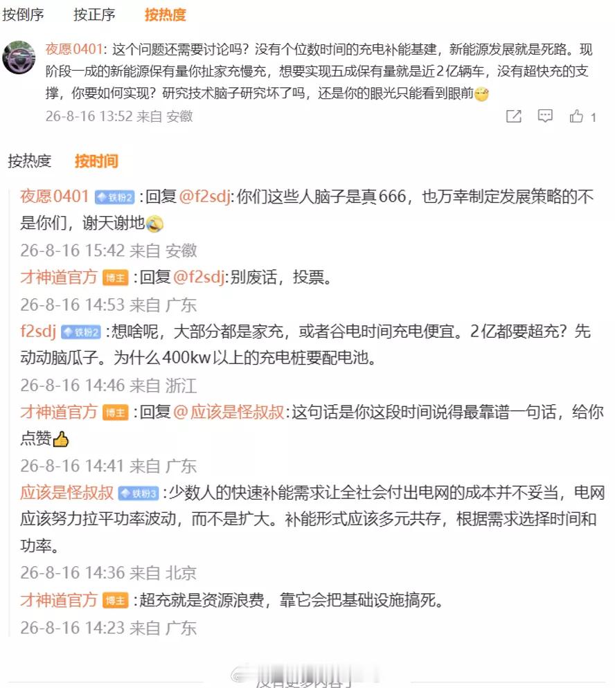 超充是资源浪费？快充有没有必要？我认为快充有必要，只是到了一定程度用户感知就不明