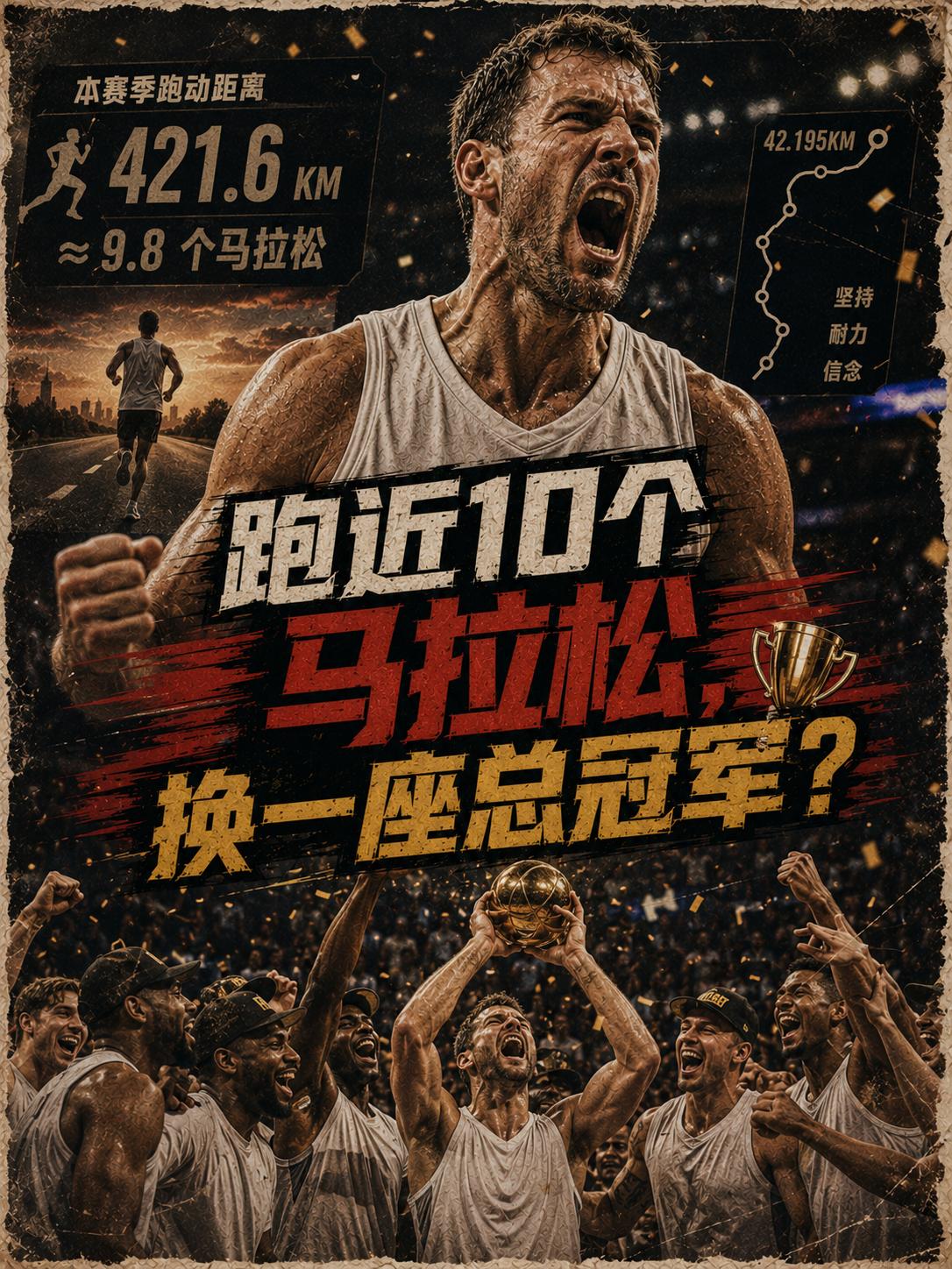 本赛季累计跑动260.1英里，这不仅让他在赛场上的无球跑动威胁拉到最大，还通过自