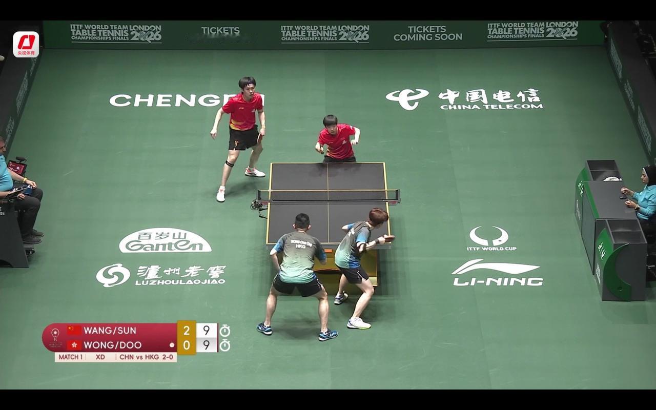 松懈了，王楚钦/孙颖莎第三局一度以9-4领先，本以为会轻轻松松拿下这一盘，没料到