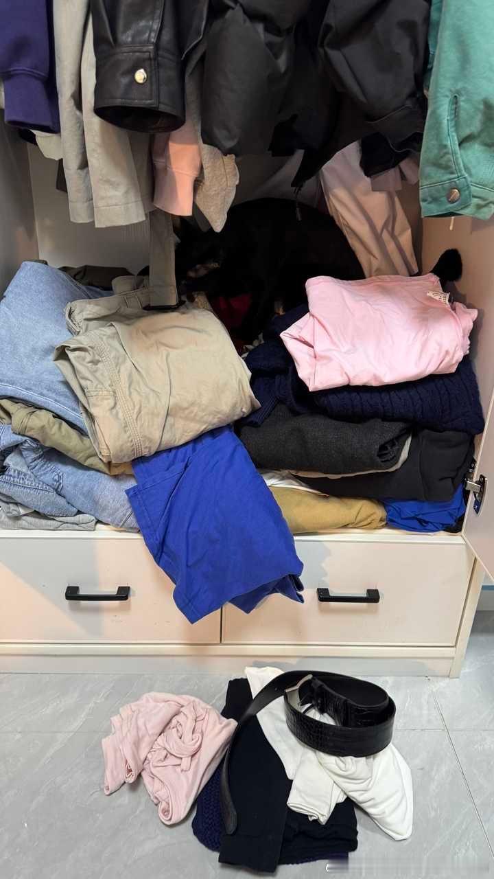49791【心灵丑】跑进衣柜就算了还把衣服全都丢出来！！ 