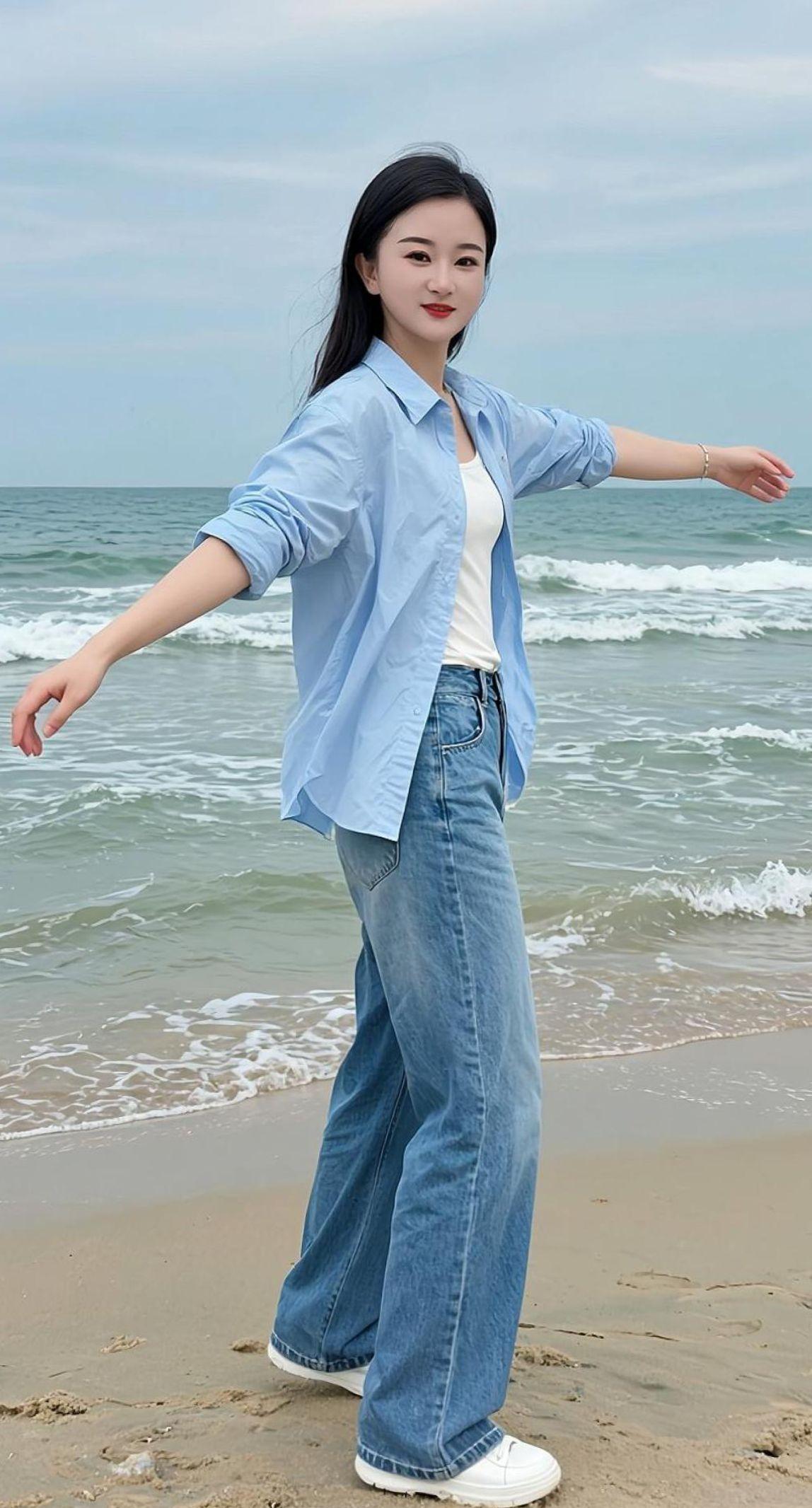 如果你累了，就去看看大海，人生就像海浪起于平凡，走向高峰，归于平静。大...