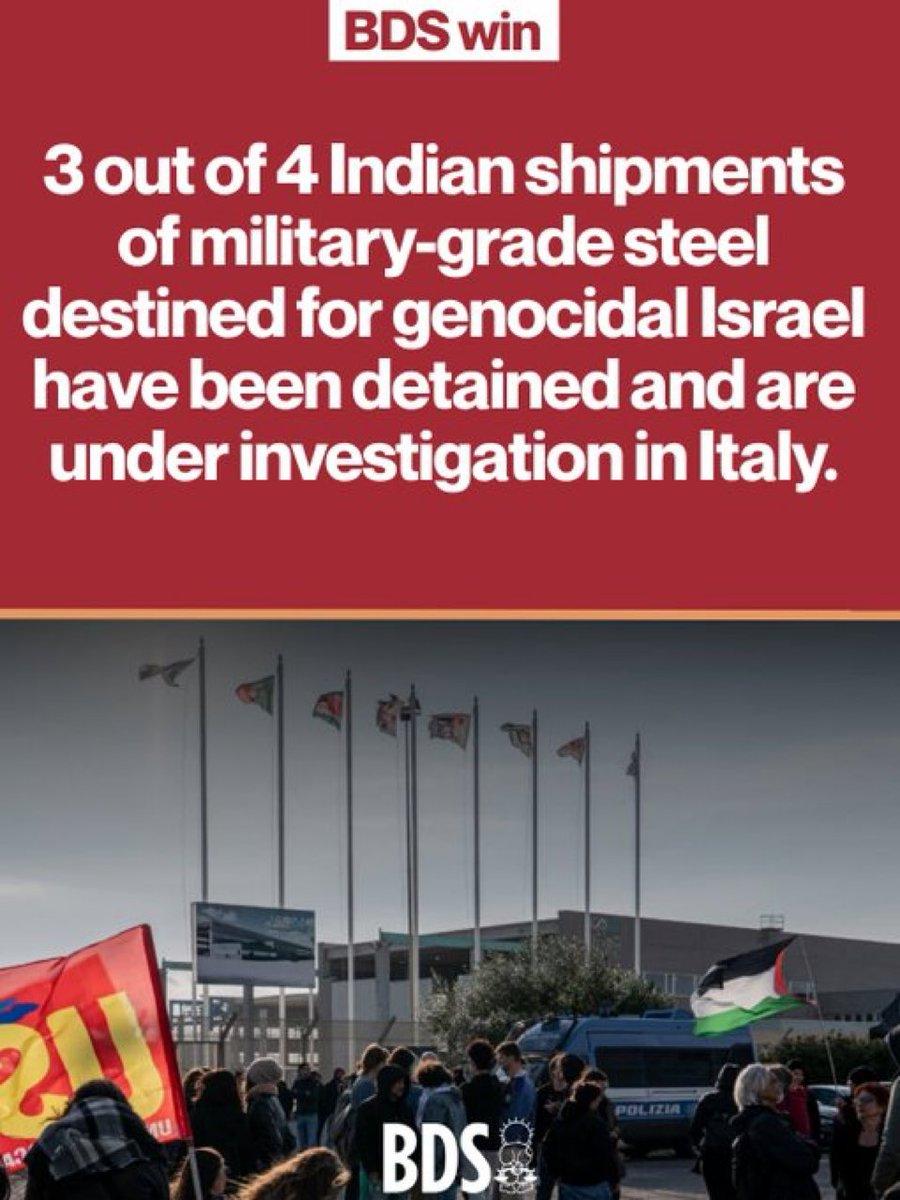 突发！意大利扣押了3艘运往以色列的载有军用级钢材的印度船只。