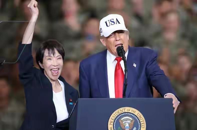 当不成首相了？美军持枪在日本巡逻，特朗普失声，高市或被迫下台