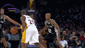 科比这是让马刺全队都当背景帝呀