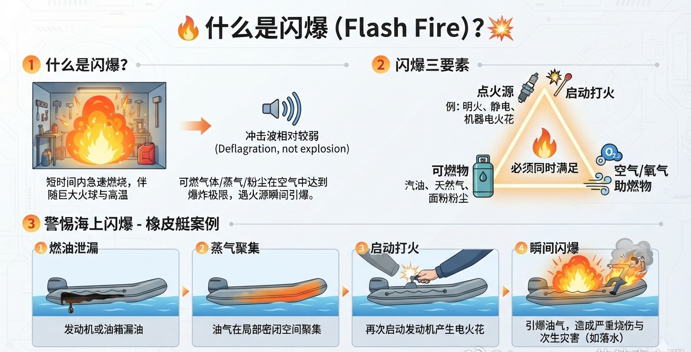 辽宁一橡皮艇闪爆致7死1失联辽宁兴城一艘载有13人的橡皮艇在返程时发生闪爆，已造