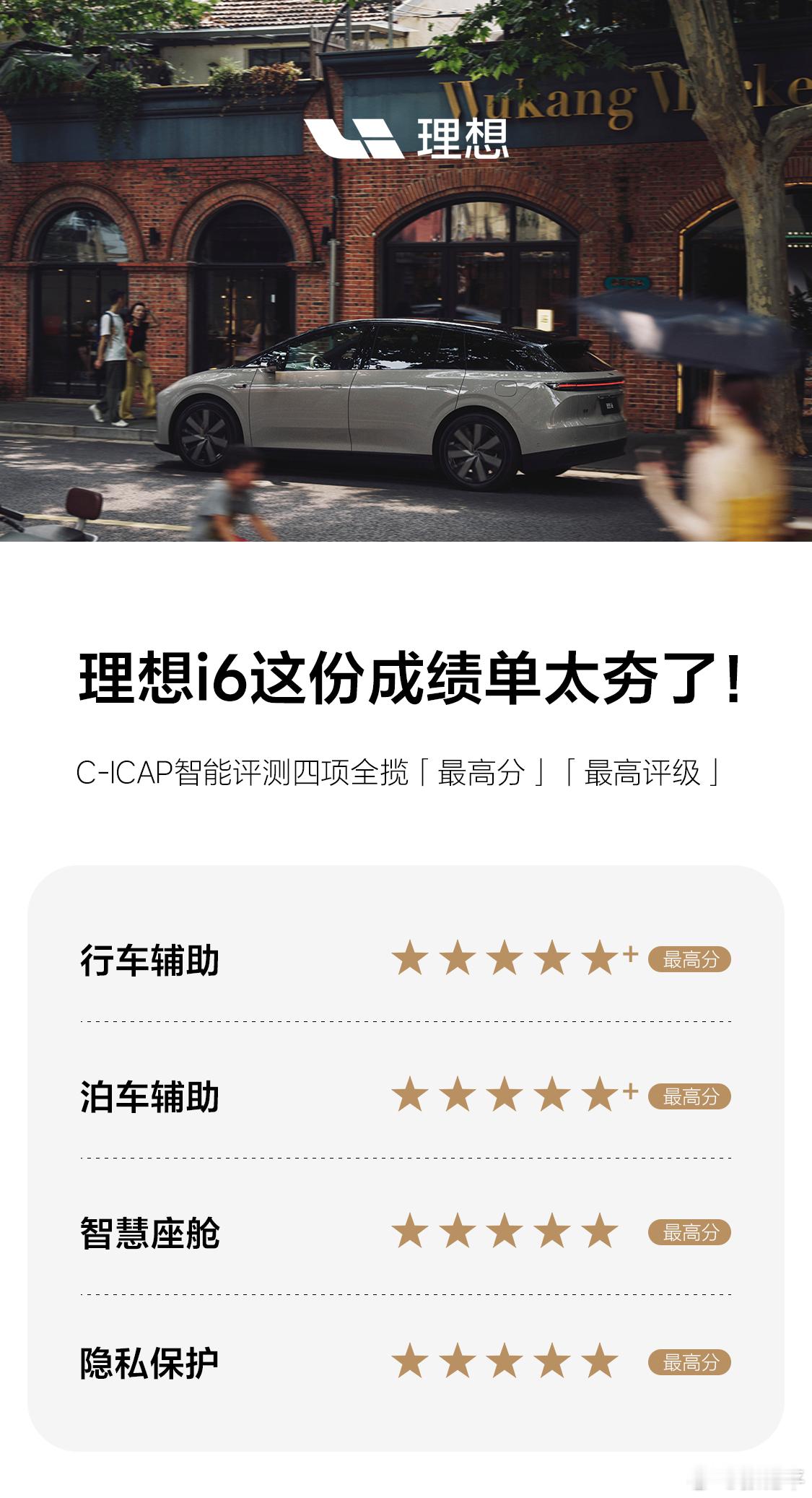 理想i6这个全维度测评，其中包括隐私保护项，我记得有不少车企也宣传这方面的，但是