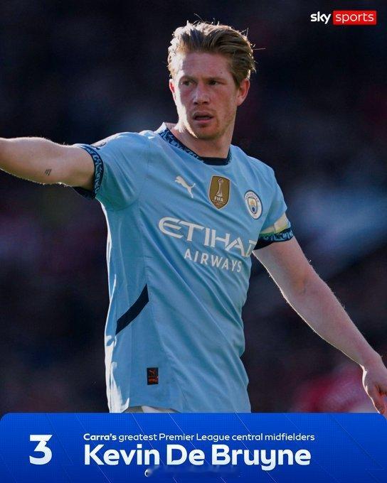 卡拉格心目中的英超史上最伟大中场球员……，枪手法布雷加斯＆维埃拉入选，大家觉得这