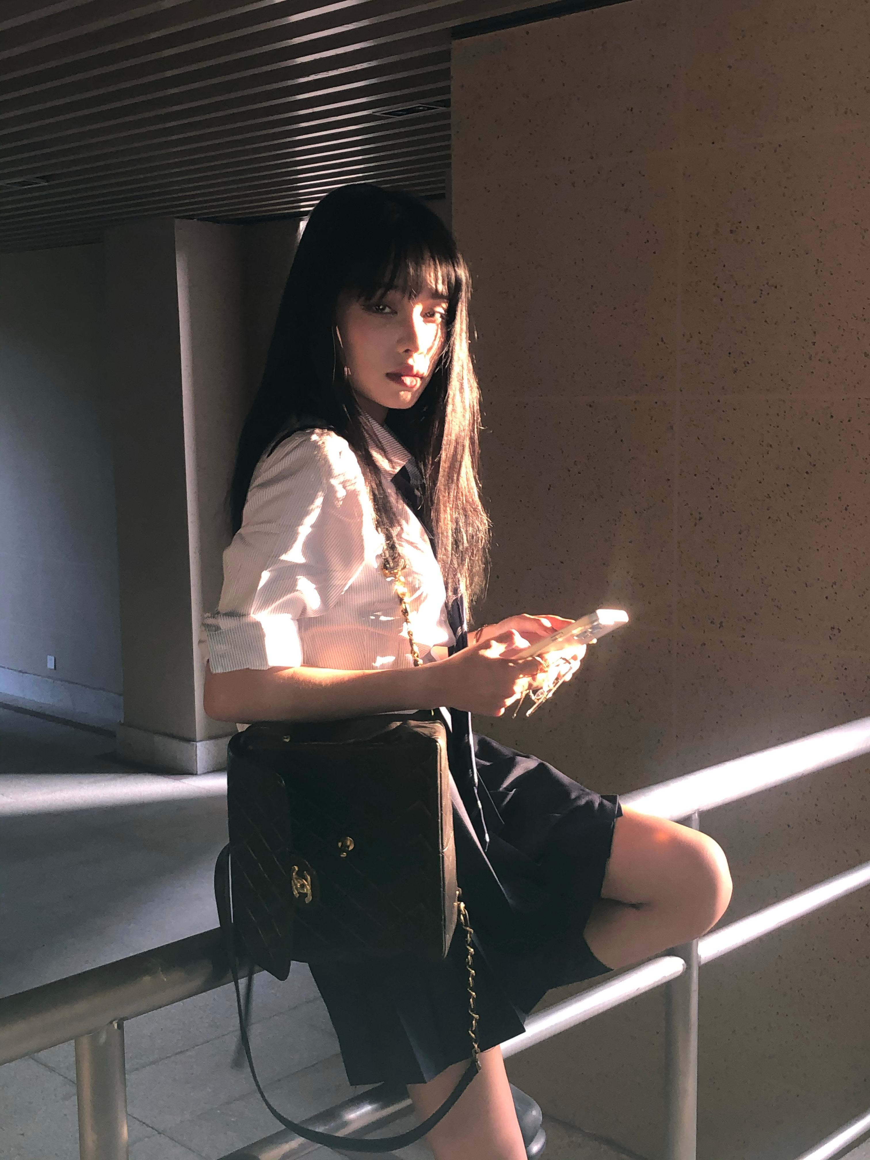 在小区捕捉到的夕阳光🌄 ​​​