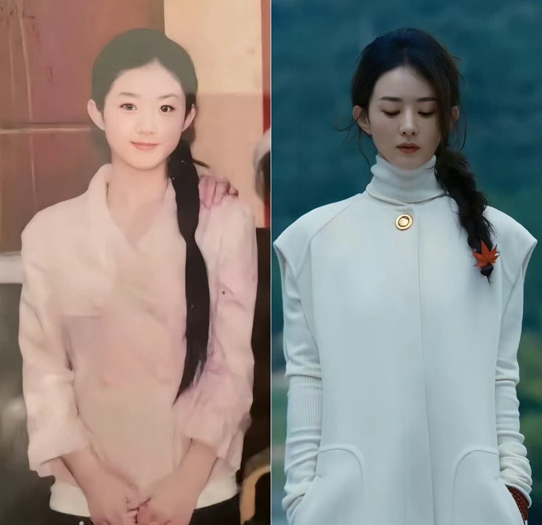 古早的赵丽颖vs 如今的赵丽颖好恐怖，这些年她都改变了什么啊？ 