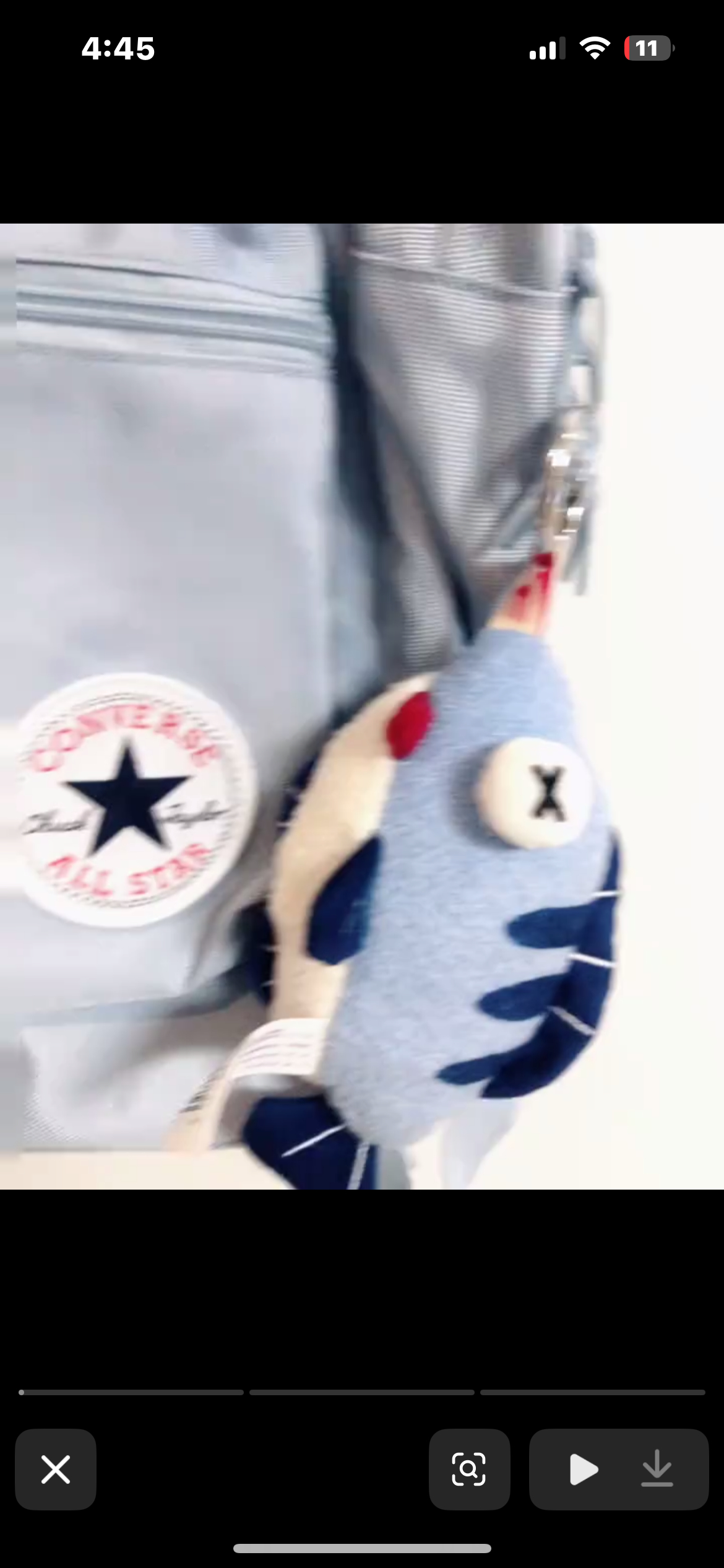 我也买了匡威的这款书包 今晚出发赵一鸣 