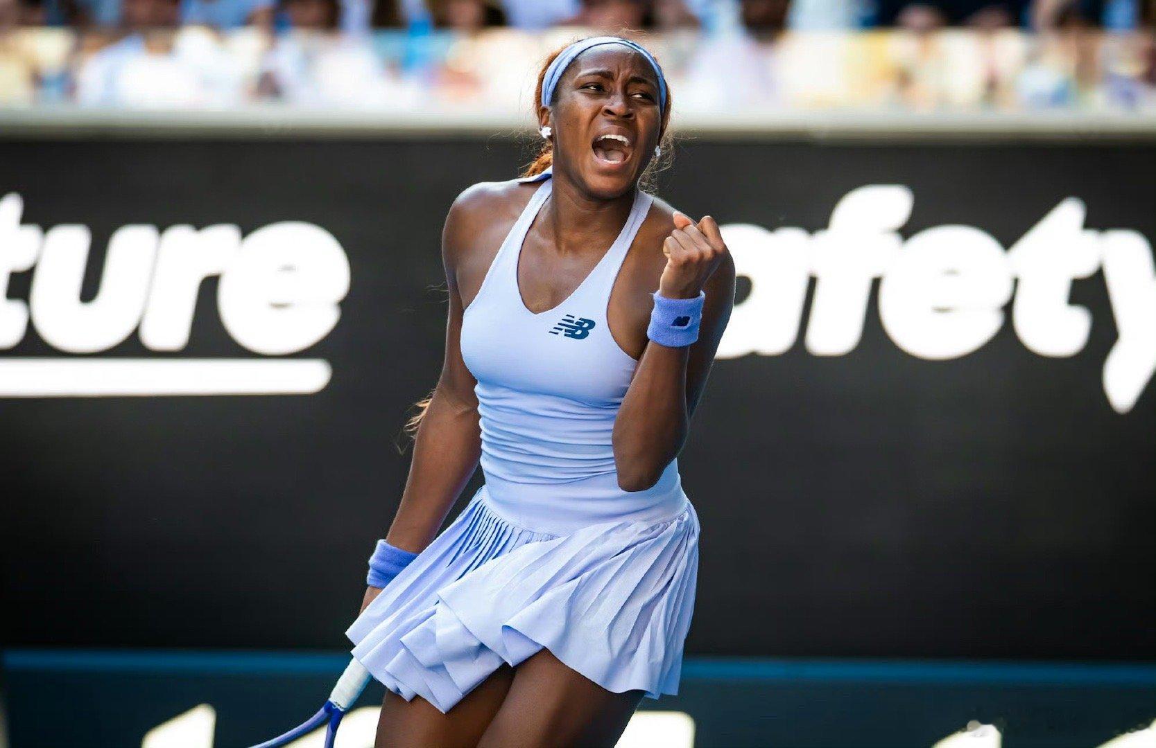 芙妹依旧稳定 连续三年杀入澳网8强澳网2026 女单第四轮，3号种子高芙以6-1